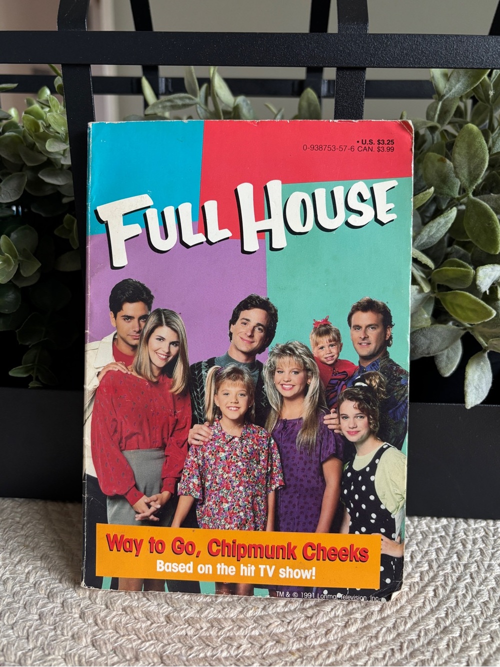 FULL HOUSE ‘Way to Go, Chipmunk Cheeks’ Softcover Book (1991)
